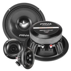 PRV 6.5 inch Bullet Speakers & Super Tweeters Bundle 1080 W 4 Ohm PRV-6BUNDLEBULLET