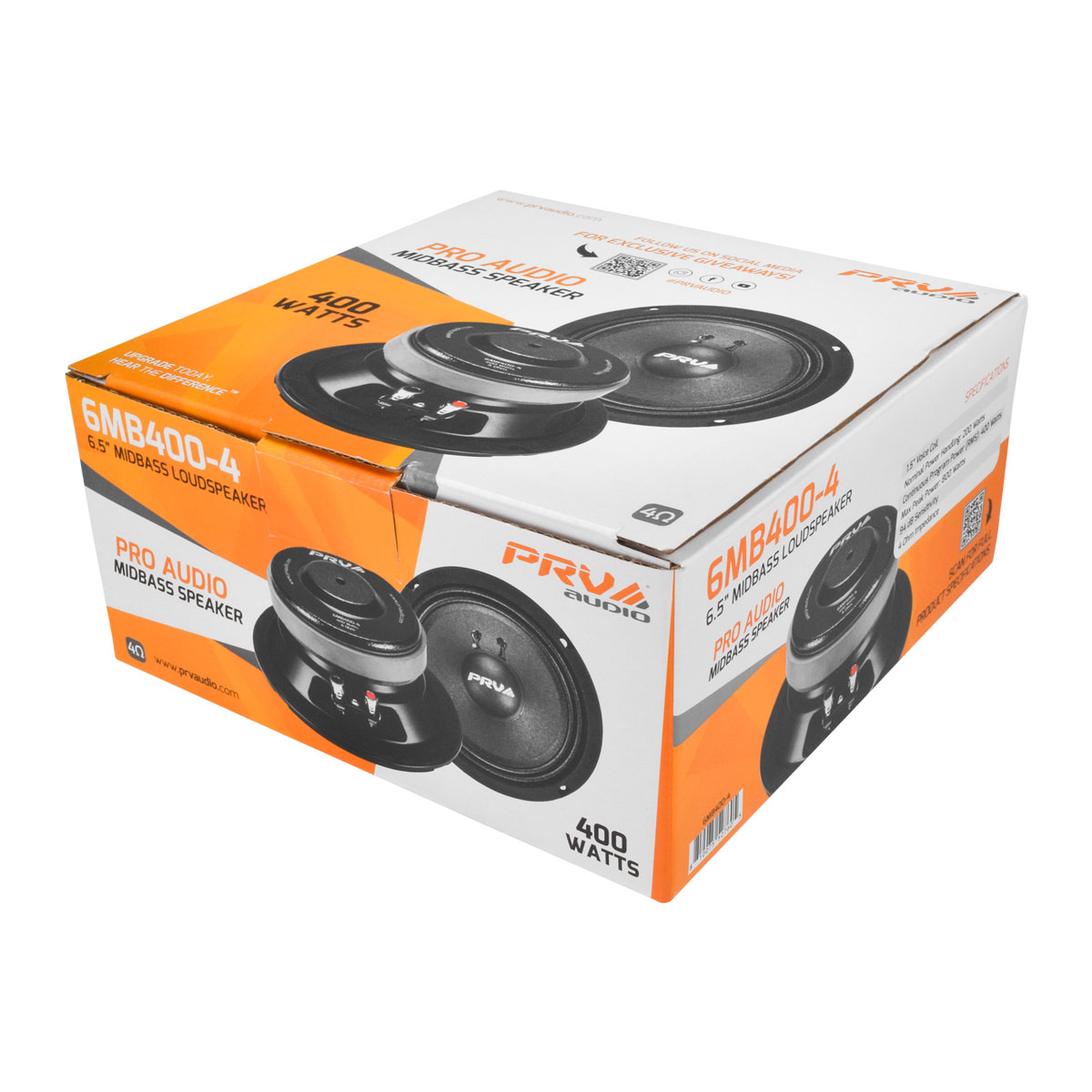 PRV 6.5 inch 4 Ohm MidBass Speaker PRV-6MB400-4 - Image 6