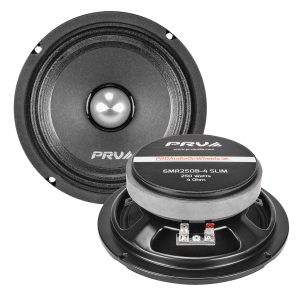 PRV 6.5 inch 4 Ohm SLIM Bullet Mid Range Speaker PRV-6MR250B-4SLIM
