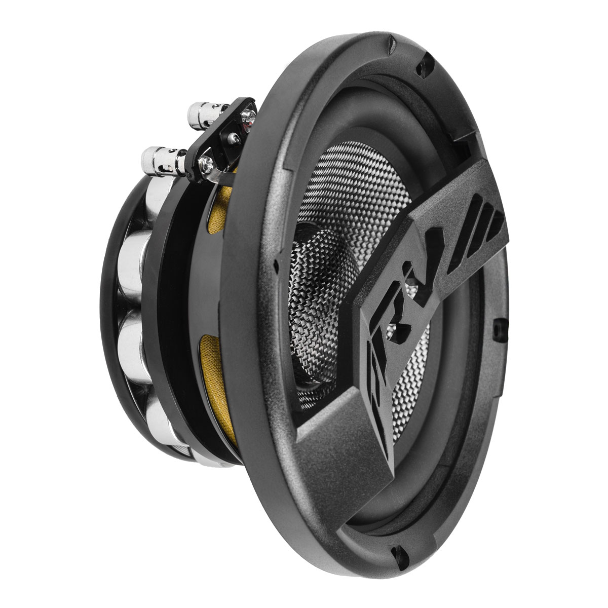 PRV 6.5 inch 4 Ohm Carbon Fiber Neodymium Mid Range Speakers PAIR PRV-6MR500CF-NDY-4 - Image 5
