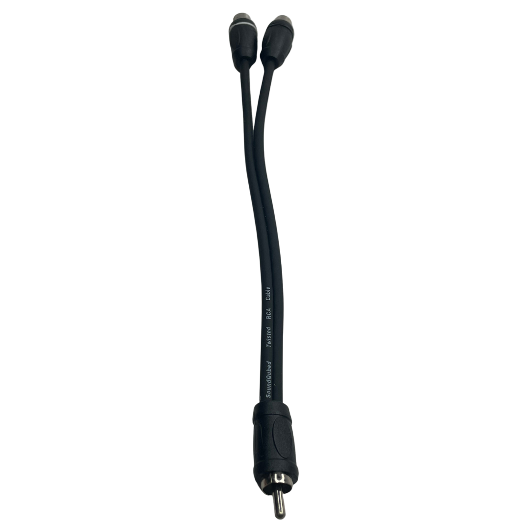 SoundQubed Twisted OFC RCA Y-Splitter 1 Male to 2 Female – view 5