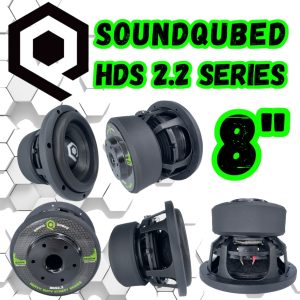 SoundQubed 8 inch HDS 2.2 Series Subwoofer SQ-HDS2.208