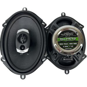 Sky High Car Audio C572 5x7 inch 2-Way Coaxial Speakers with Glass Fiber Cone (Pair) SHCA-SH-C572