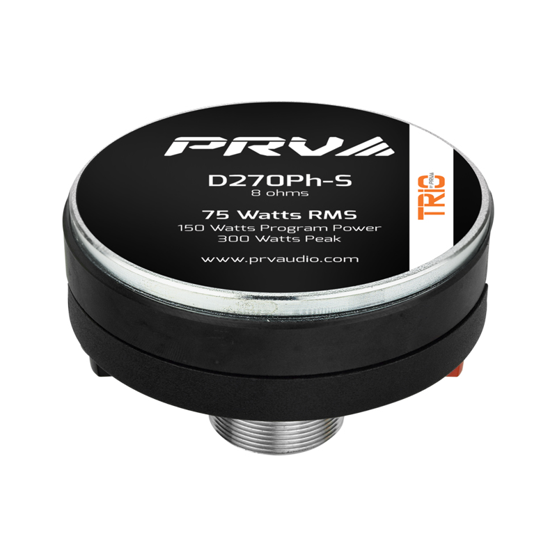 PRV 1 inch Exit Phenolic Mid Range Compression Driver 8 Ohm PRV-D270Ph-S - Image 6