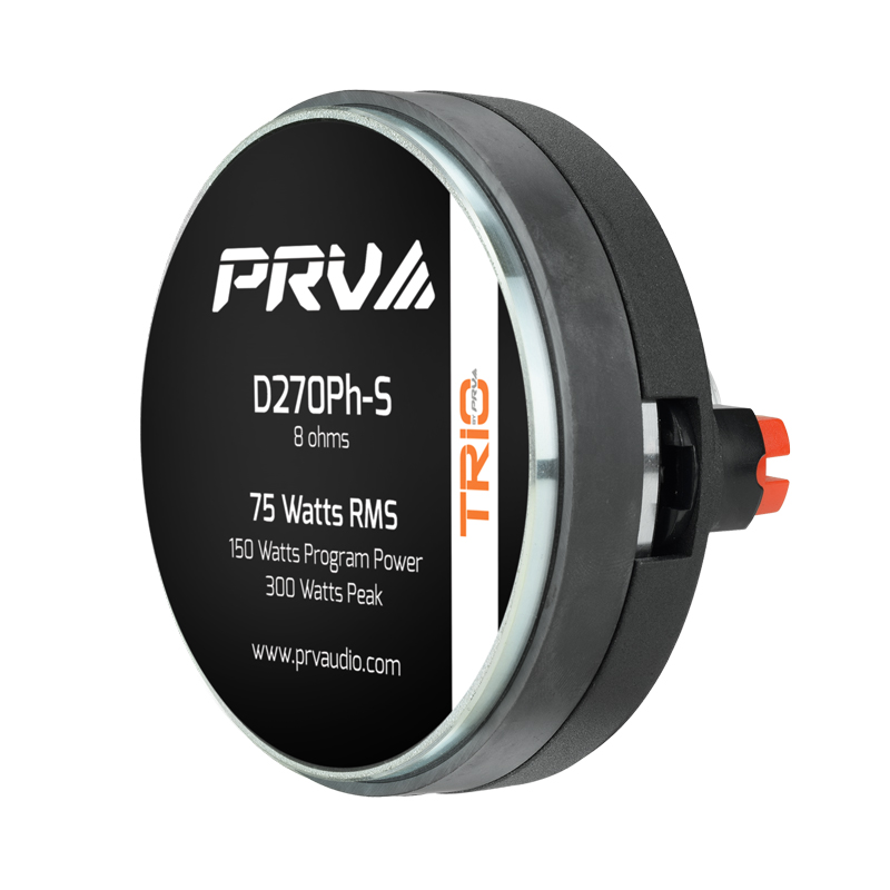 PRV 1 inch Exit Phenolic Mid Range Compression Driver 8 Ohm PRV-D270Ph-S - Image 4