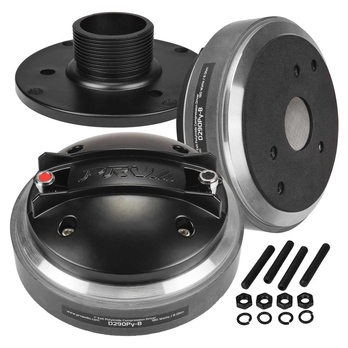 PRV 1 inch Exit Polyimide Compression Driver Bolt-On 8 Ohm PRV-D290Py-B