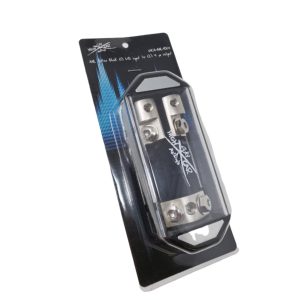 Sky High Car Audio Distribution Block with Dual ANL Fuse Holder (1) 1/0 Input & (2) 4 Gauge Outputs