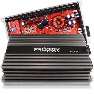 Prodigy Audio NB300.4 1200 Watt 4 Channel Amplifier PA-NBM300.4