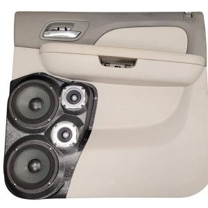 Dual 6.5" + Dual 3.5" Rear Door Speaker Pods – 2007–2013 GM Full-Size Pickups • 2007–2014 GM Full-Size SUVs – Upper Handle