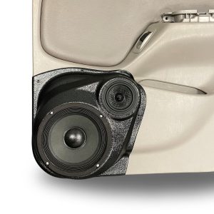 6.5" + 3.5" Rear Door Speaker Pods – 2001–2004 Toyota Tacoma – Crew Cab