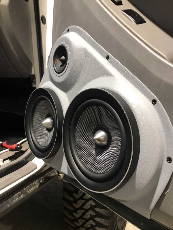 Dual 6.5" + 3.5" Front Door Speaker Pods – 2003–2009 Toyota 4Runner - Image 4
