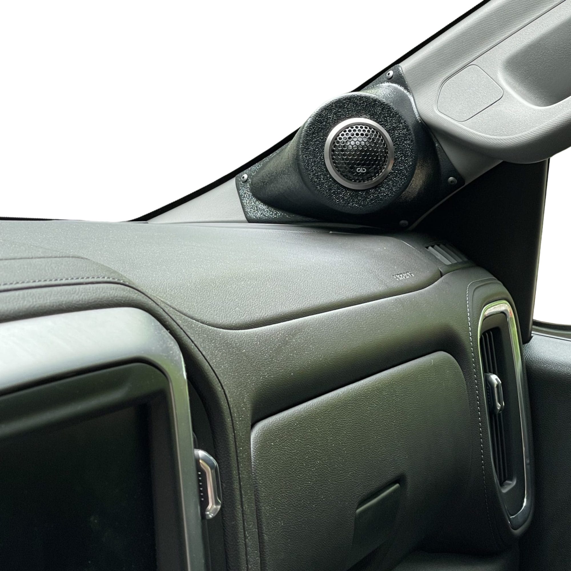 2" Tweeter A-Pillar Speaker Pods – 2014–2018 Chevrolet Silverado & GMC Sierra – With Driver Handle - Image 4