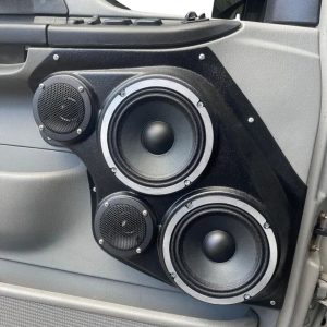 Dual 6.5" + Dual 3.5" Front Door Speaker Pods – 1999–2007 Ford Excursion & F-250 & F-350