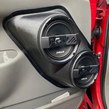 Dual 6.5" Front Door Speaker Pods – 1999–2007 Ford Excursion & F-250 & F-350 – Deep Version