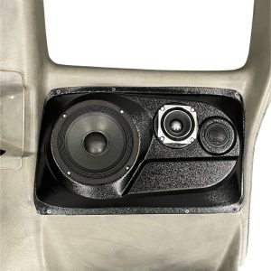 6.5", 3.5" + 2" Tweeter Rear Door Speaker Pods – 2000–2006 Chevrolet Silverado & GMC Sierra – Extended Cab