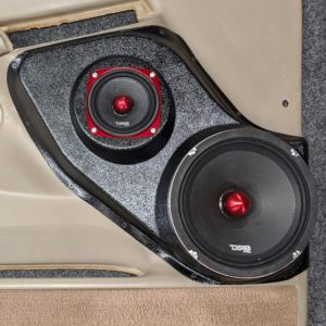 8" + 4" Front Door Speaker Pods – 2000–2006 GM Fullsize Trucks and SUVs
