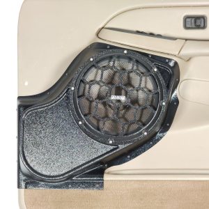 10" Front Door Speaker Pods – 2000–2006 Chevrolet Avalanche, Silverado, Suburban & Tahoe • GMC Sierra, Yukon & Yukon XL • Cadillac Escalade, ESV & EXT