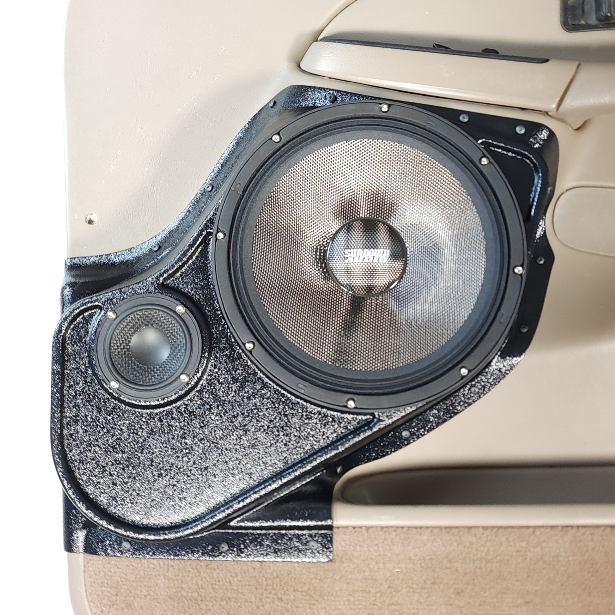 10" + 3.5" Front Door Speaker Pods – 2000–2006 GM Fullsize Trucks and SUVs