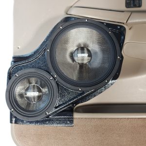 10" + 6.5" Front Door Speaker Pods – 2000–2006 GM Fullsize Trucks and SUVs