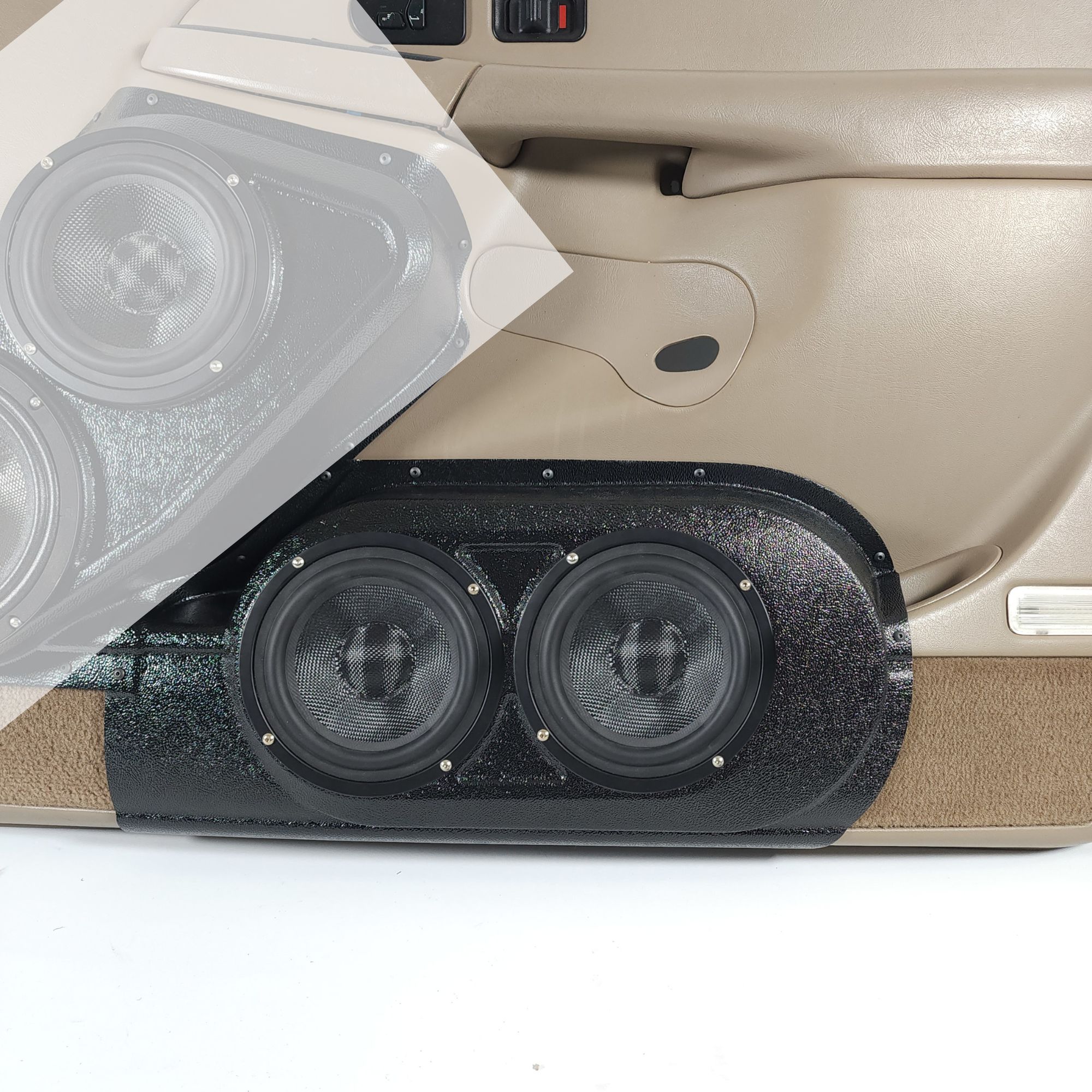 Dual 6.5" Lower Front Door Speaker Pods – 2000–2006 GM Fullsize Trucks and SUVs