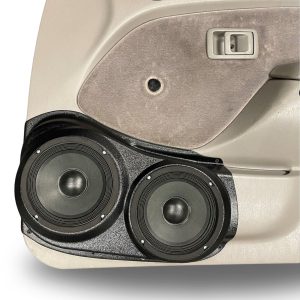 Dual 6.5" Front Door Speaker Pods – 2001–2004 Toyota Tacoma – Electric Windows