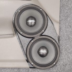 Dual 8" Front Door Speaker Pods – 2002–2009 GMC Envoy & Envoy XL • 2003–2008 Isuzu Ascender