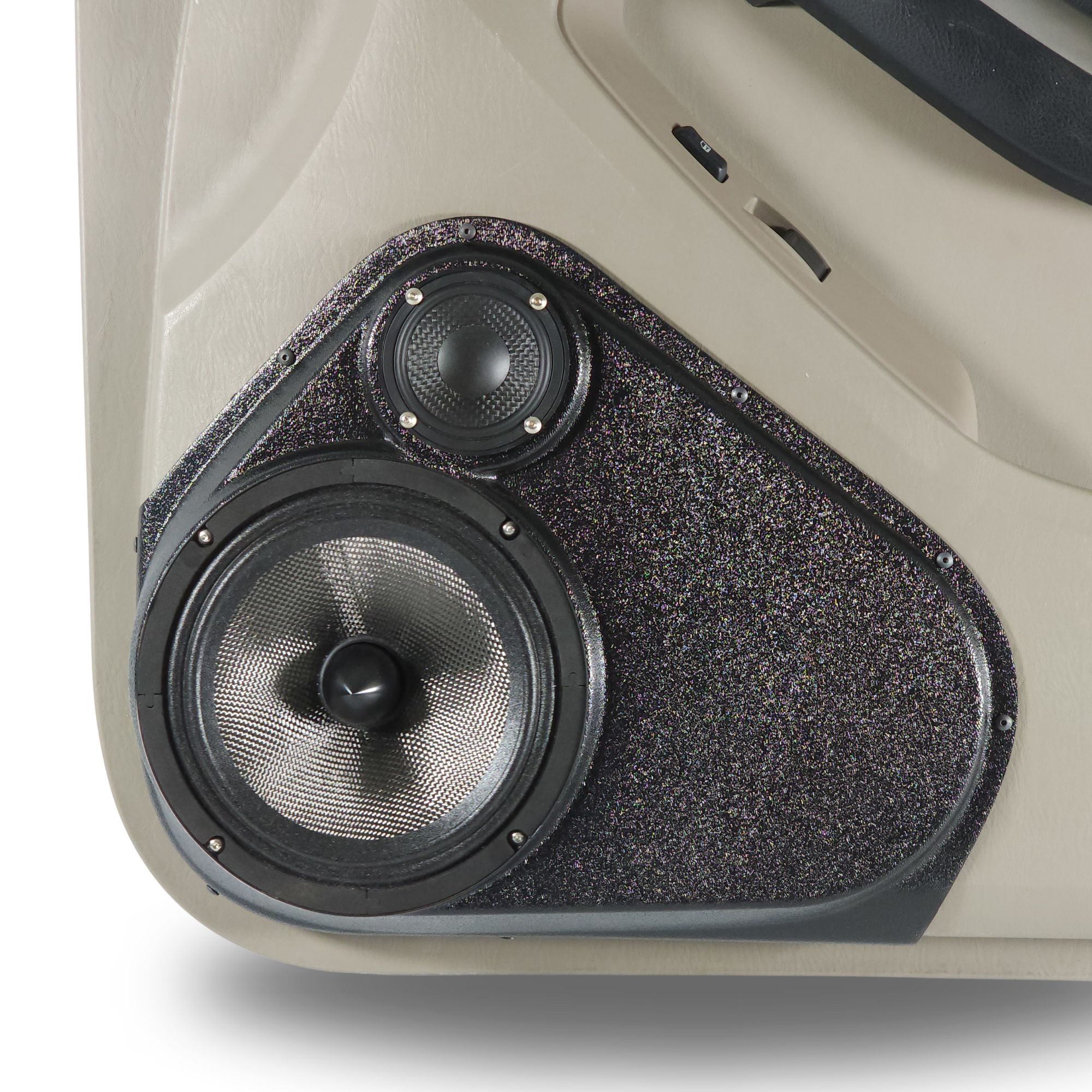 8" + 3.5" Front Door Speaker Pods – 2003–2009 Toyota 4Runner