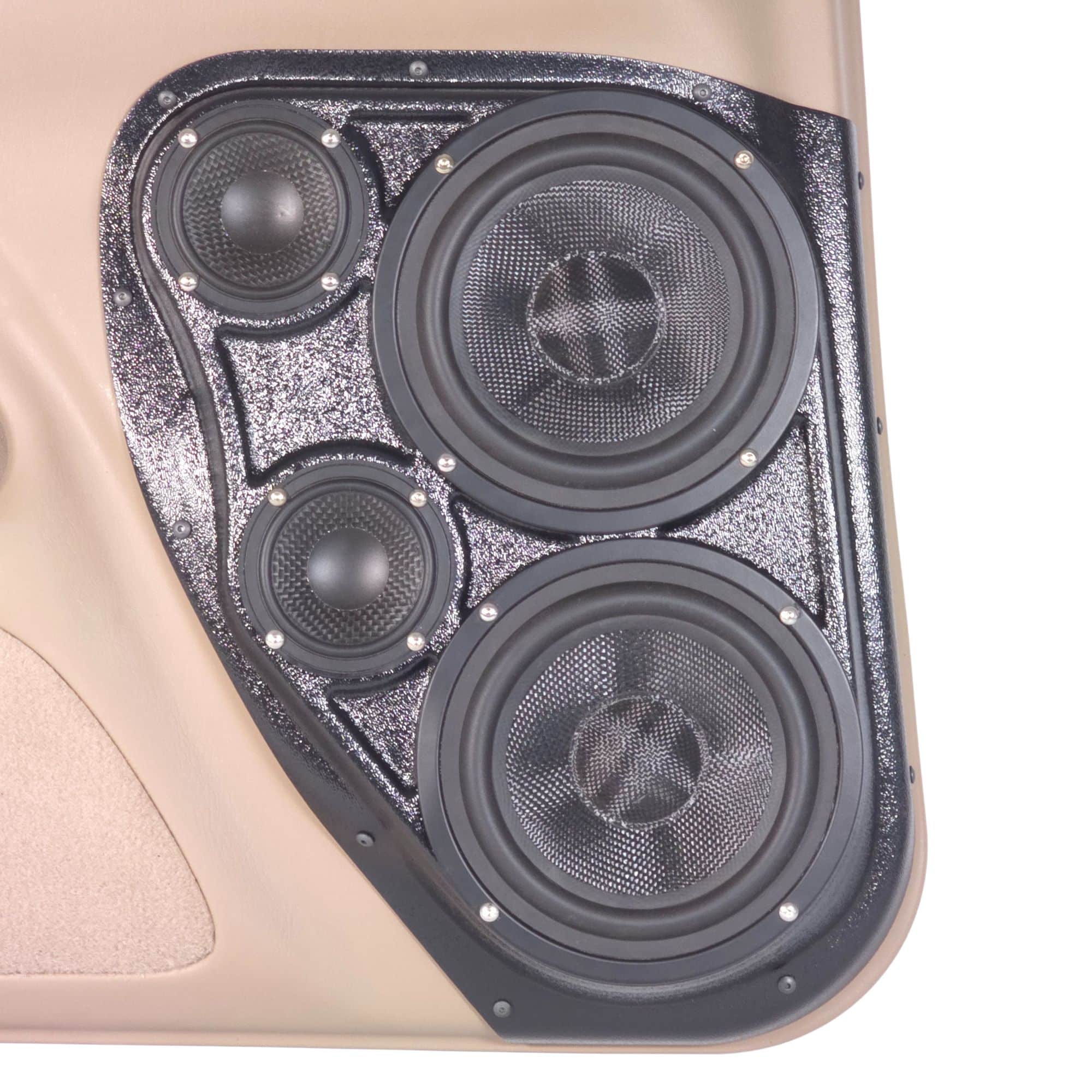 Dual 6.5" + Dual 3.5" Rear Door Speaker Pods – 2001–2007 Toyota Sequoia • 2004–2006 Toyota Tundra - Image 2