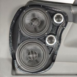 Dual 6.5" + Dual 2" Tweeter Front Door Speaker Pods – 2006–2008 Dodge Ram