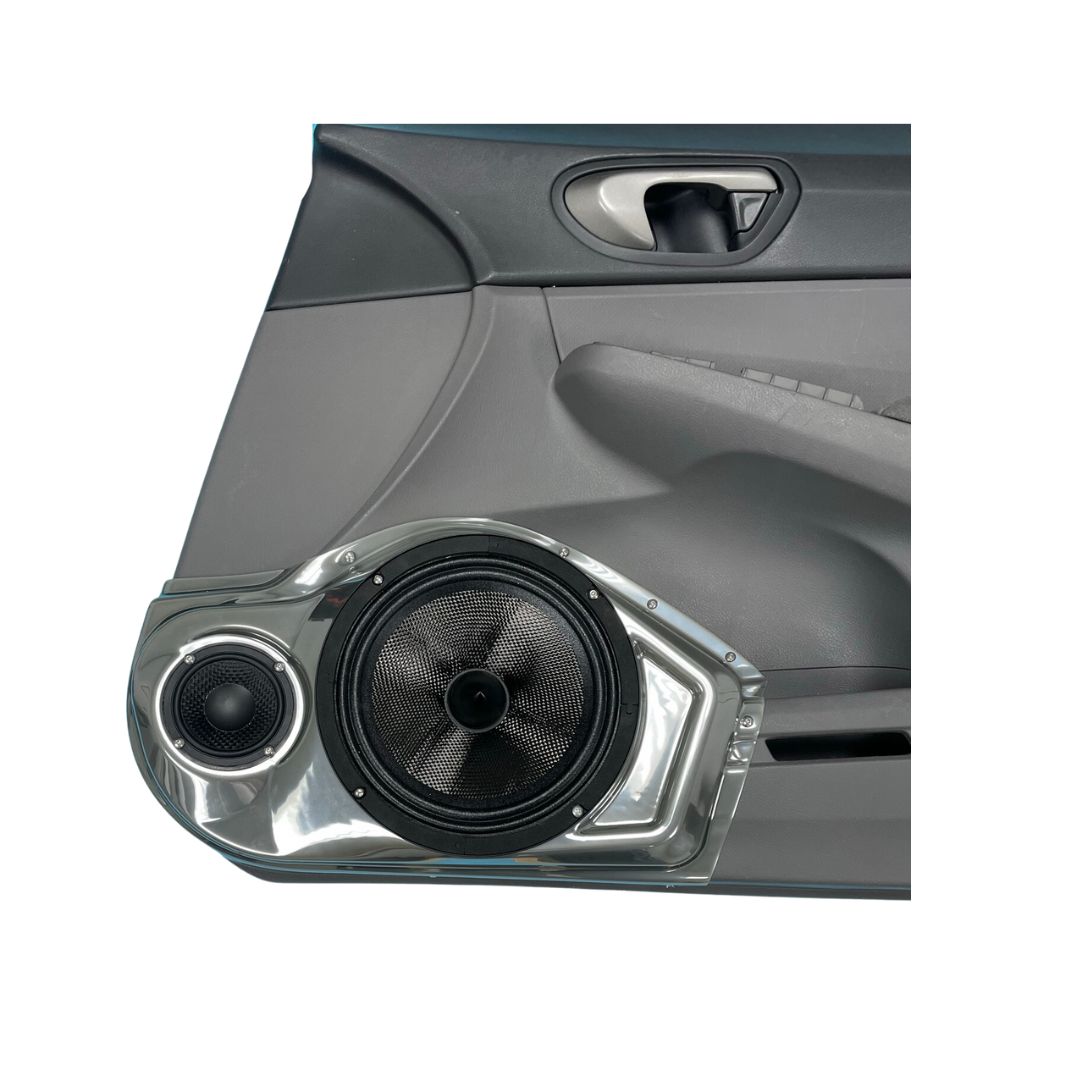 8" + 3.5" Front Door Speaker Pods – 2006–2011 Honda Civic Sedan – 4-Door