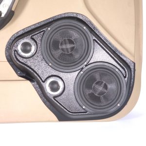 Dual 6.5" + Dual 2" Tweeter Front Door Speaker Pods – 2006–2007 Hummer H3