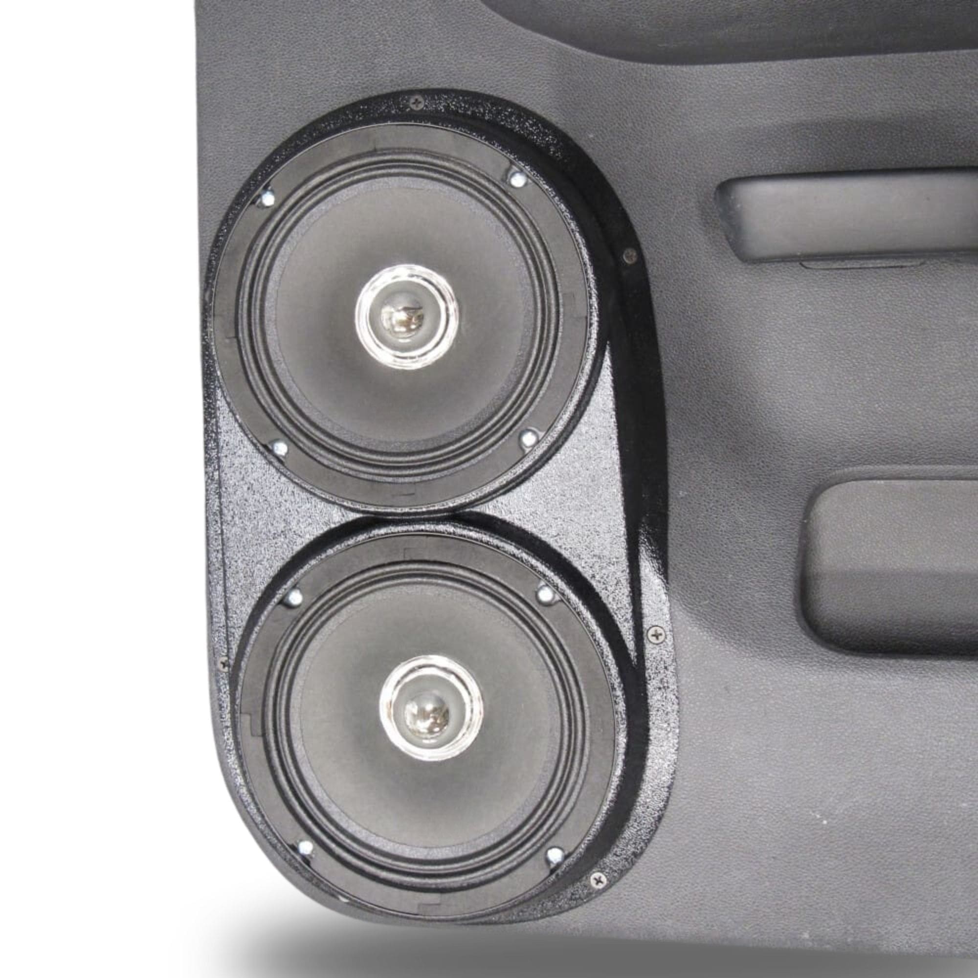 Dual 6.5" Rear Door Speaker Pods – 2007–2013 Chevrolet Silverado & GMC Sierra – Crew Cab - Image 2
