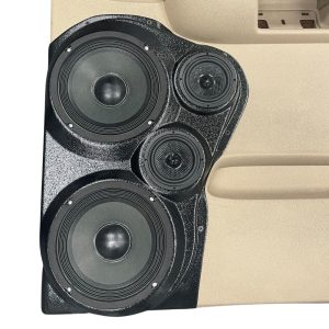 Dual 6.5" + Dual 3.5" Rear Door Speaker Pods – 2007–2013 Chevrolet Silverado & GMC Sierra – Extended Cab