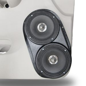 Dual 6.5" Front Door Speaker Pods – 2007–2009 Chevrolet Silverado & GMC Sierra – Lower Handle