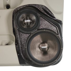 10" + 6.5" Front Door Speaker Pods – 2007–2009 Chevrolet Silverado & GMC Sierra – Lower Handle