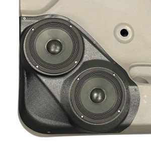 Dual 6.5" Front Door Speaker Pods – 2007–2009 Chevrolet Silverado & GMC Sierra – Lower Handle, Manual Windows