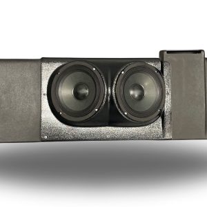 Dual 6.5" Tail Panel Speaker Pod – 2007–2009 GMC Sierra • 2007–2013 Chevrolet Silverado – Regular Cab