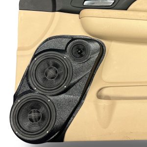 Dual 6.5" + 3.5" Front Door Speaker Pods – 2007–2009 GM Fullsize Pickups • 2007–2009 GM Fullsize SUVs – Upper Handle