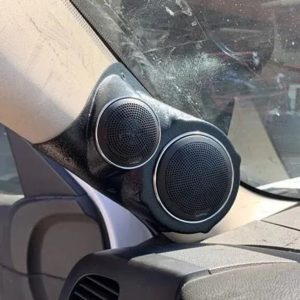4" + 2" Tweeter A-Pillar Speaker Pods – 2007–2013 GM Fullsize Pickups • 2007–2014 GM Fullsize SUVs