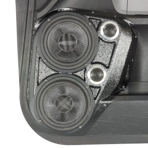Dual 6.5" + Dual 2" Tweeter Front Door Speaker Pods – 2007–2013 Toyota Tundra • 2008–2022 Toyota Sequoia