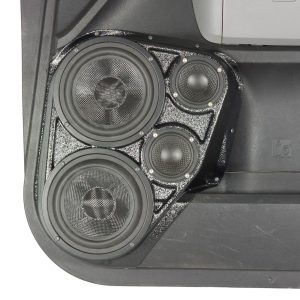 Dual 6.5" + Dual 3.5" Front Door Speaker Pods – 2007–2013 Toyota Tundra • 2008–2022 Toyota Sequoia