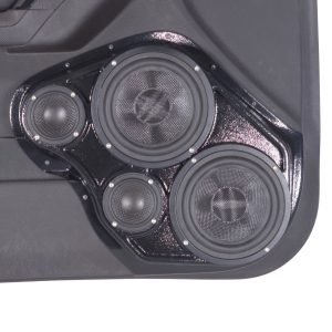 Dual 6.5" + Dual 3.5" Front Door Speaker Pods – 2008–2010 Hummer H3