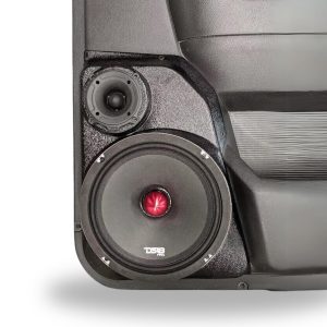 8" + 3.5" Rear Door Speaker Pods – 2009–2018 Dodge Ram • 2019–2024 Dodge Ram Classic • 2019–2025 Dodge Ram 2500 – Mega Cab