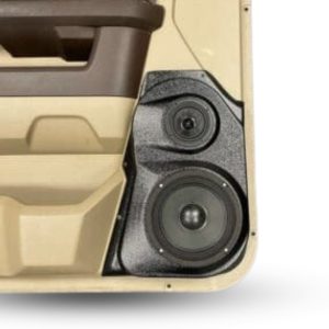 6.5" + 3.5" Front Door Speaker Pods – 2009–2018 Dodge Ram • 2019–2024 Dodge Ram Classic • 2019–2025 Dodge Ram 2500