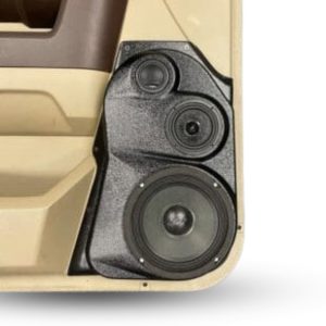 6.5", 3.5" + 2" Tweeter Front Door Speaker Pods – 2009–2018 Dodge Ram • 2019–2024 Dodge Ram Classic • 2019–2025 Dodge Ram 2500