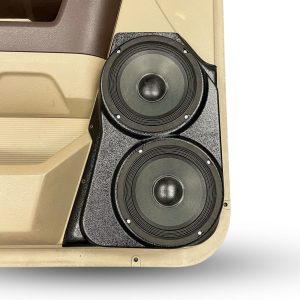 Dual 6.5" Front Door Speaker Pods – 2009–2018 Dodge Ram • 2019–2024 Dodge Ram Classic • 2019–2025 Dodge Ram 2500