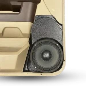 8" Front Door Speaker Pods – 2009–2018 Dodge Ram • 2019–2024 Dodge Ram Classic • 2019–2025 Dodge Ram 2500