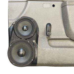 8" + 6.5" Front Door Speaker Pods – 2010–2013 Chevrolet Silverado & GMC Sierra – Manual Windows