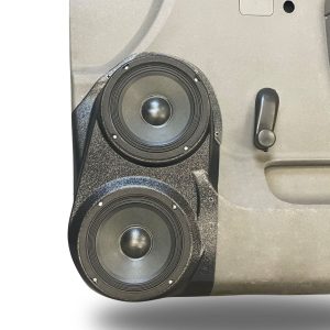 Dual 6.5" Front Door Speaker Pods – 2010–2013 Chevrolet Silverado & GMC Sierra – Lower Handle, Manual Windows