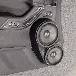 Dual 6.5" Front Door Speaker Pods – 2011–2017 Jeep Wrangler – Flangeless